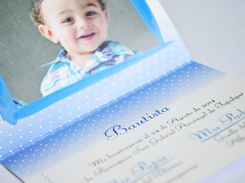 Bautismo / Cumpleaños Imprenta Servicop