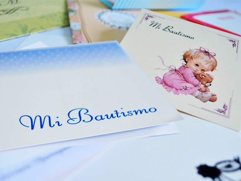 Bautismo / Cumpleaños Imprenta Servicop
